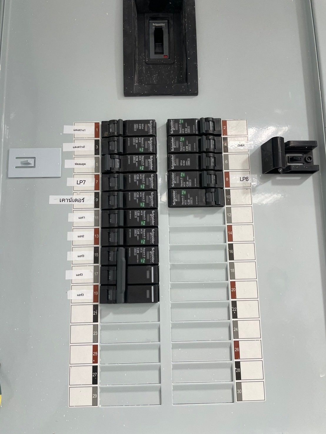 ตู้ไฟฟ้าและ Panel Board คลินิกเปาโล ซันทาวเวอร์ส